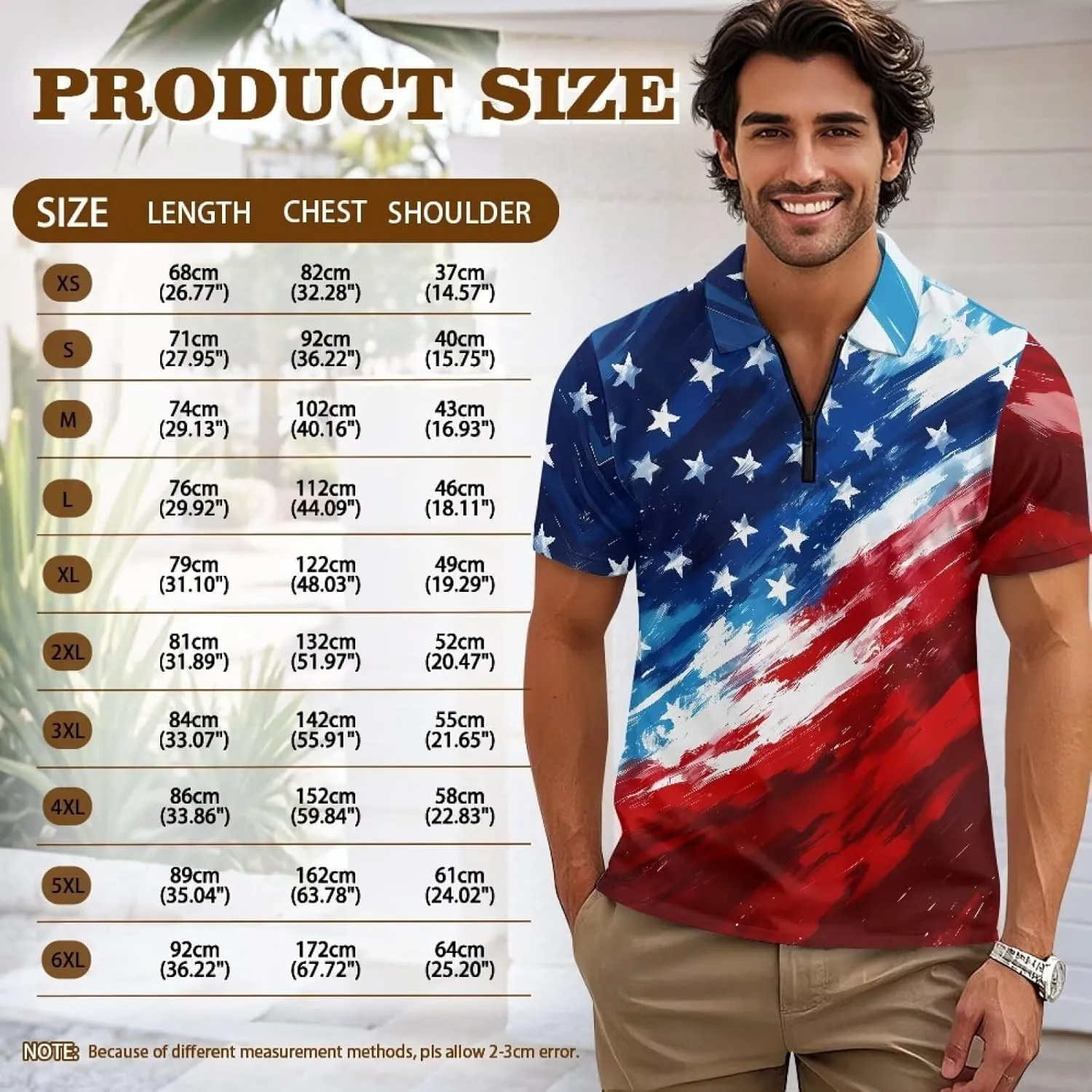 Men's Golf Shirts Short Sleeve Zipper Shirt Casual Slim Fit Sports Golf Shirt Summer Athletic Tennis Tops
