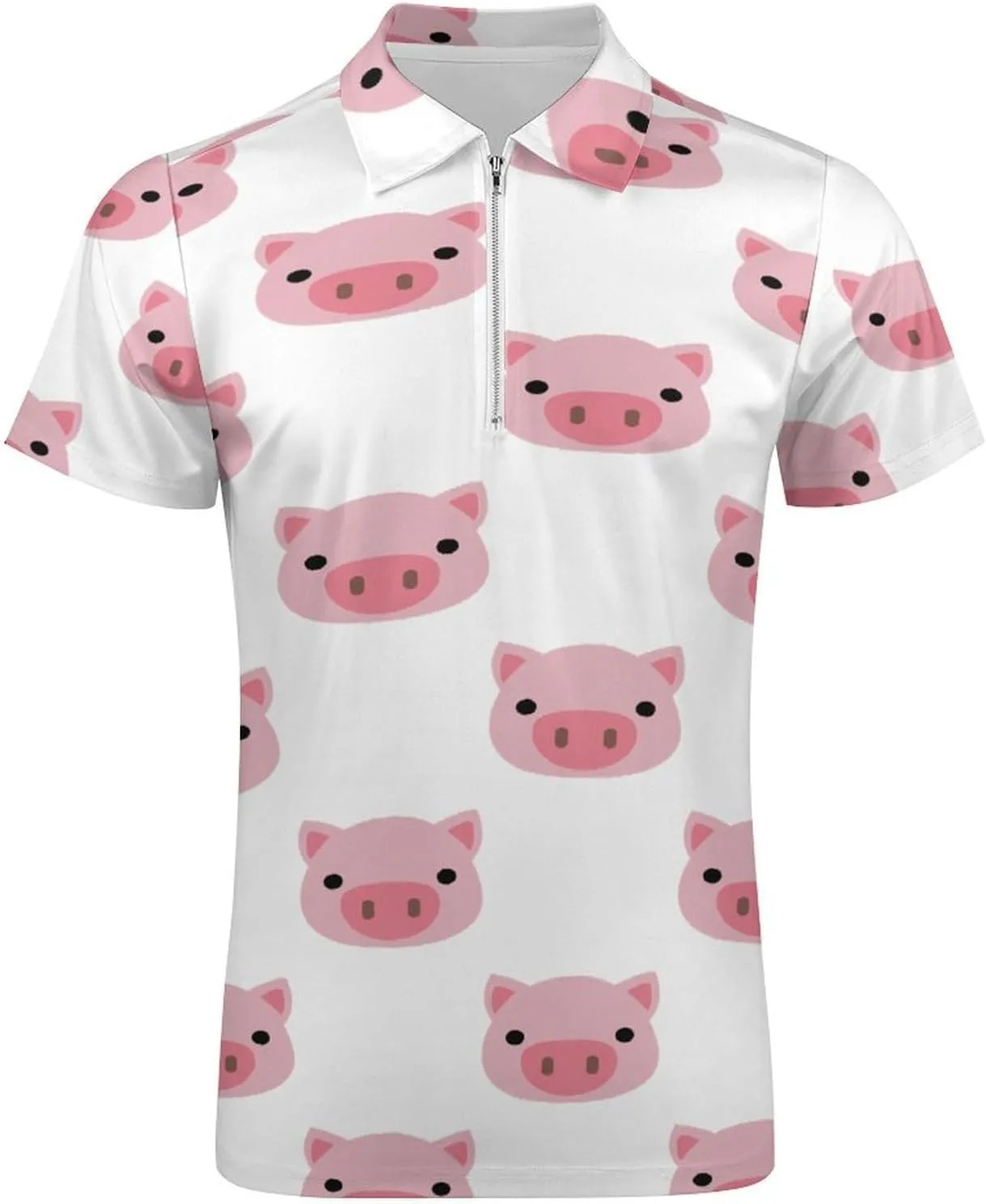Mens Polo Shirts Short Sleeve Moisture Wicking Golf Polo Athletic Collared Shirt Tennis T-Shirt Tops
