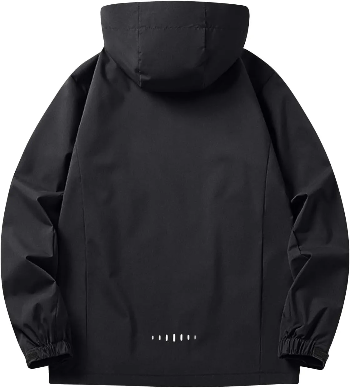 Mens Rain Jacket Lightweight Waterproof Rain Coat Poncho Sun Protective Outdoor Jacket with Hooded