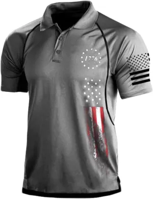 Men's Short Sleeve Shirt Cargo Tactical Military Pullover T-Shirt Quick Dry Army Combat Polo Shirts