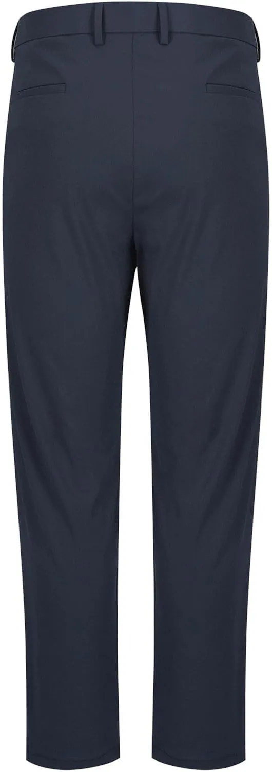 Mens Slim Fit Dress Pants Flat Front Straight Leg Formal Work Wrinkle Free Expandable Waist Casual Business Suit Pant