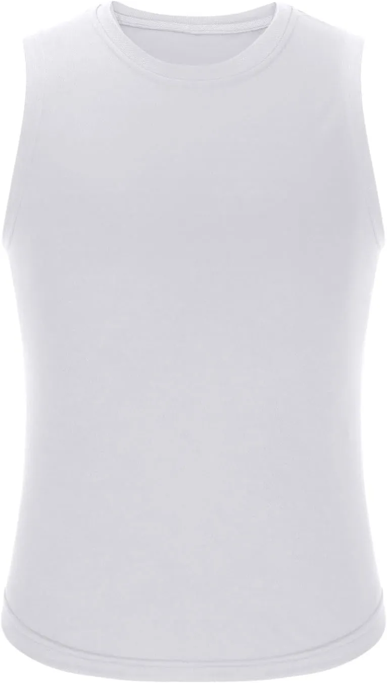 Men's Tank Tops Quick Dry T Shirts Sports Athletic Gym Bodybuilding Fitness Sleeveless Shirts for Beach Running Shirt