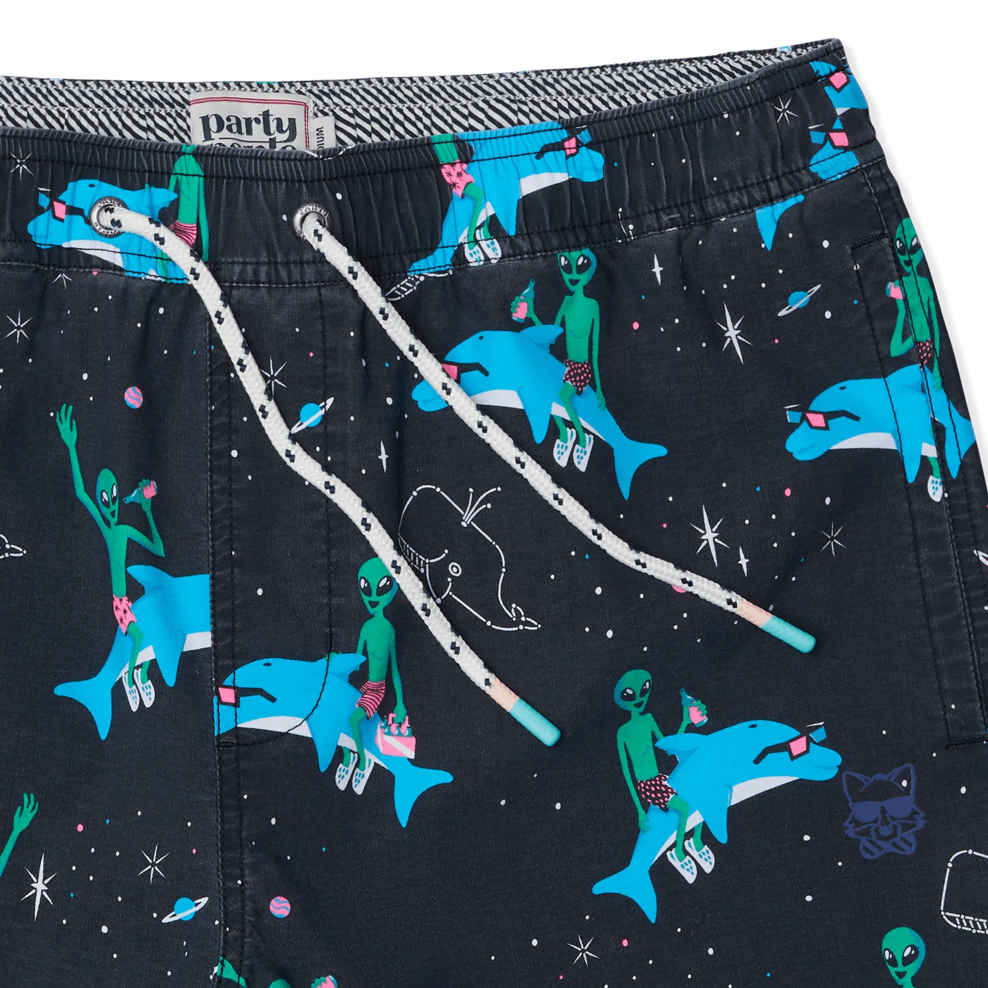 Nice Dreams Black Party Starter Shorts