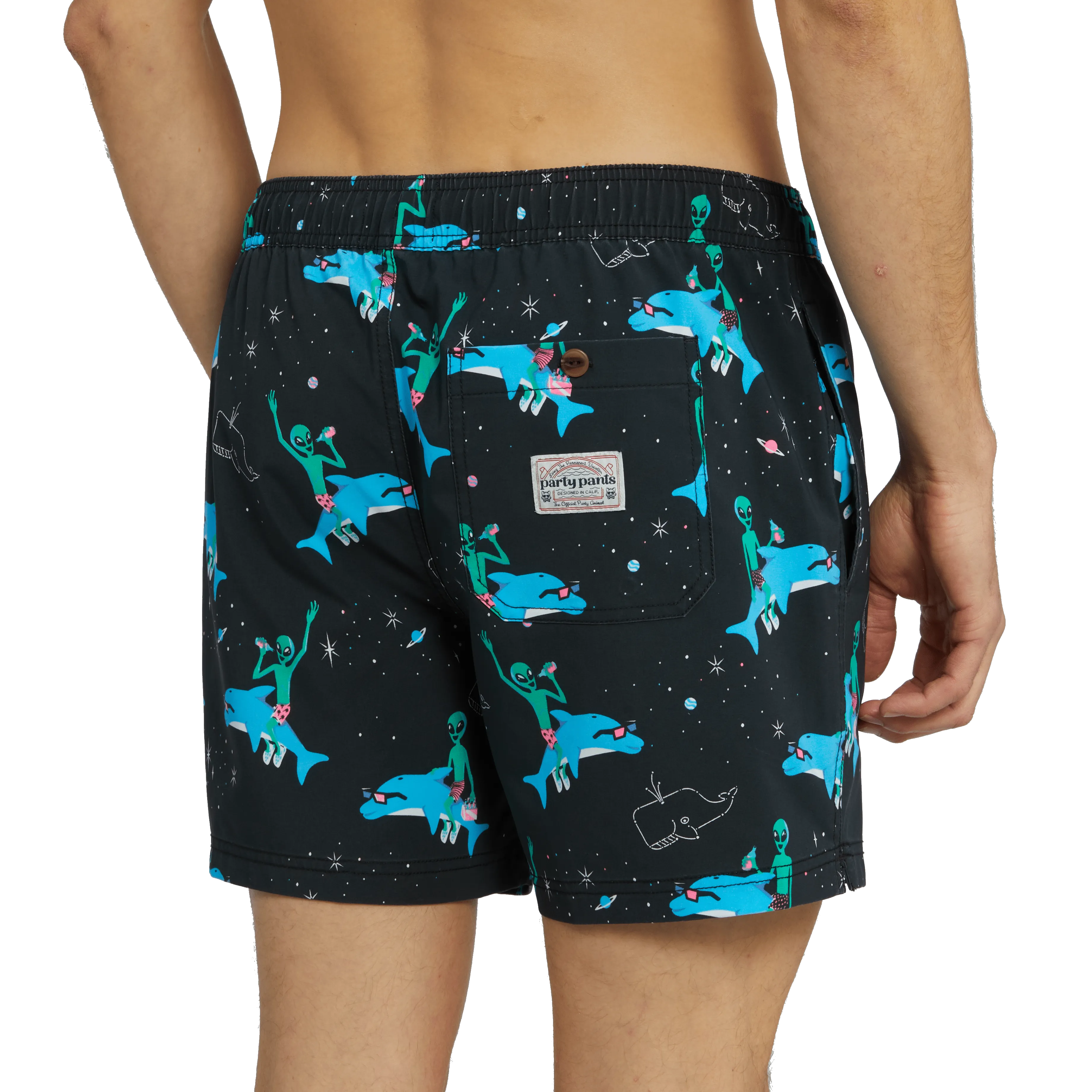 Nice Dreams Black Party Starter Shorts