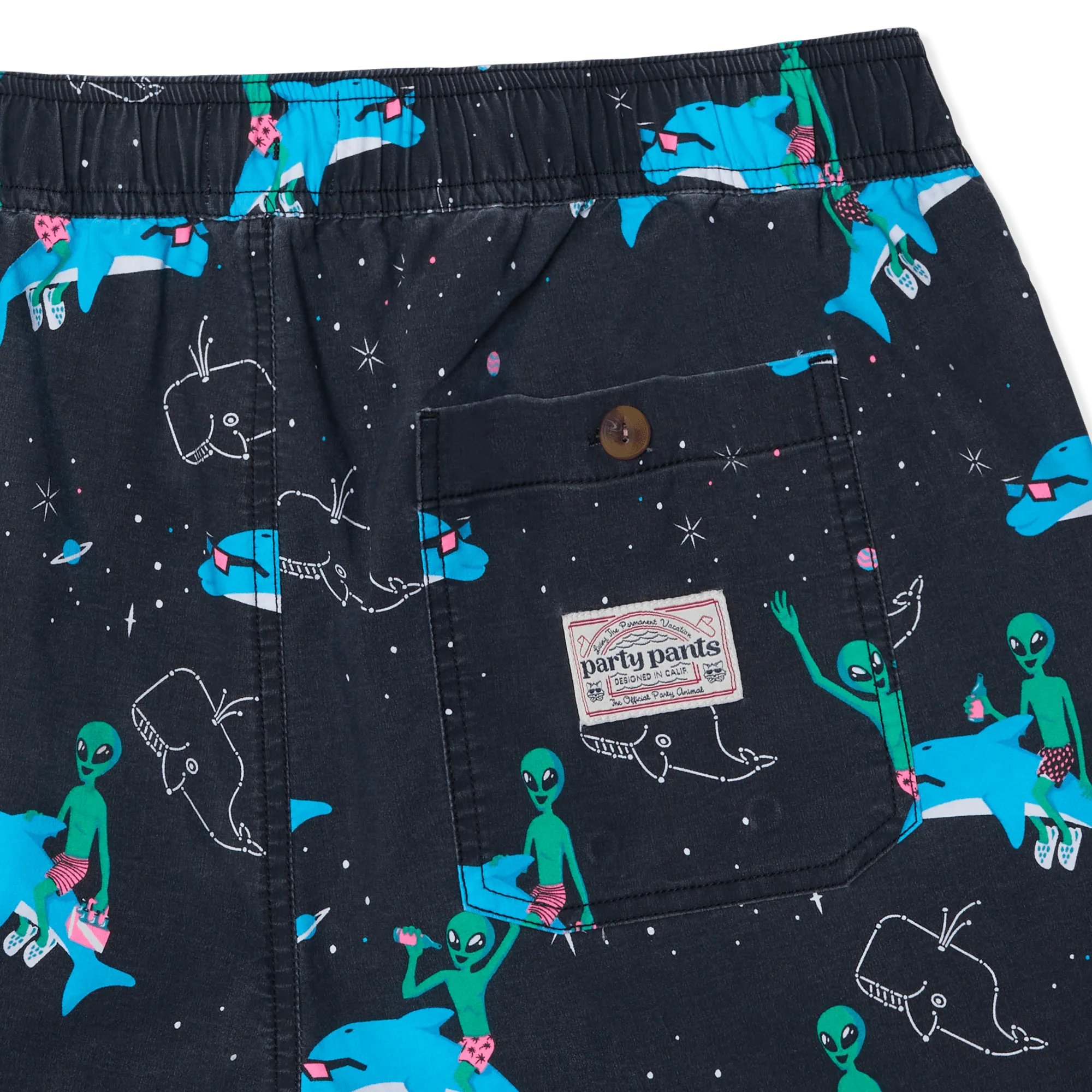 Nice Dreams Black Party Starter Shorts