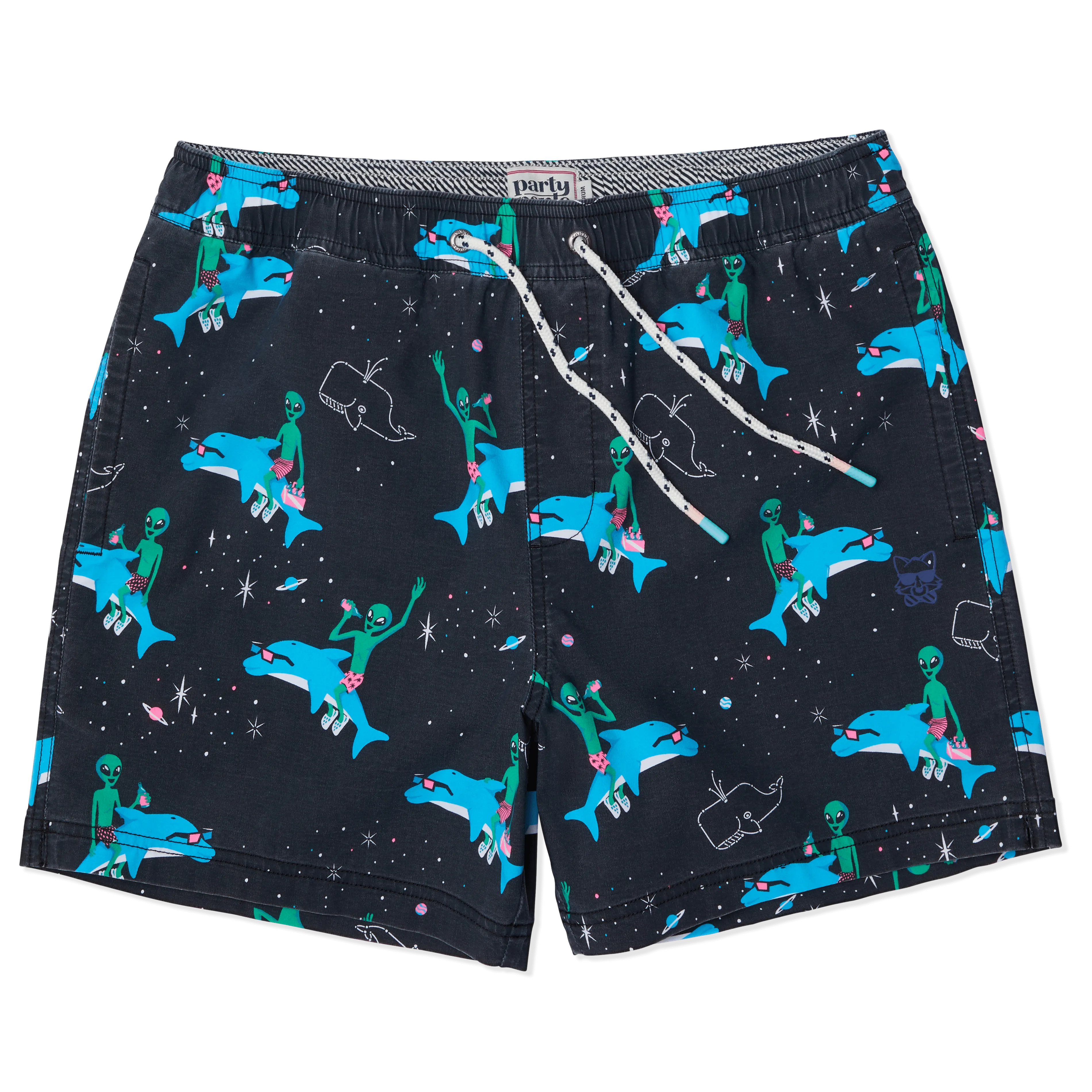 Nice Dreams Black Party Starter Shorts