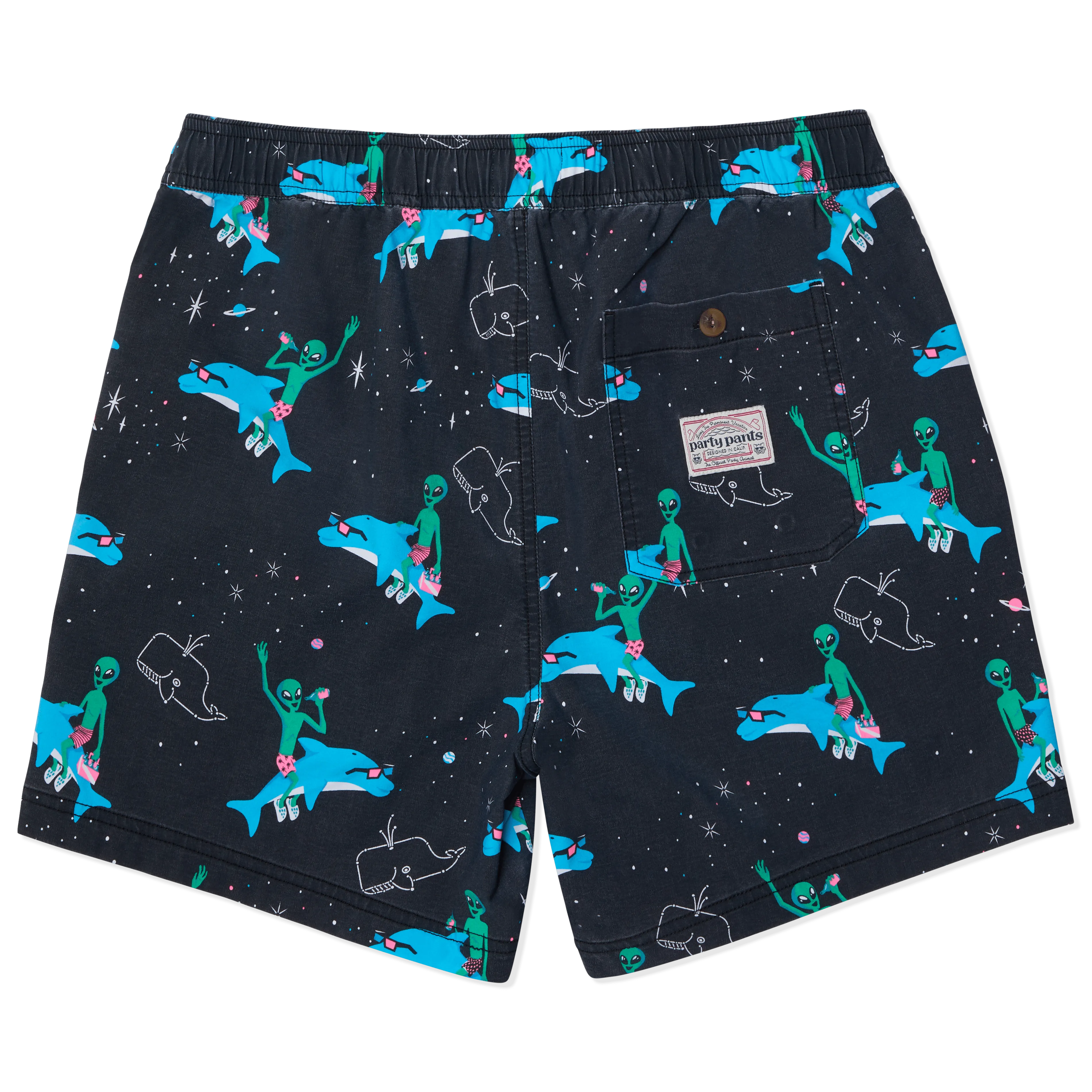 Nice Dreams Black Party Starter Shorts