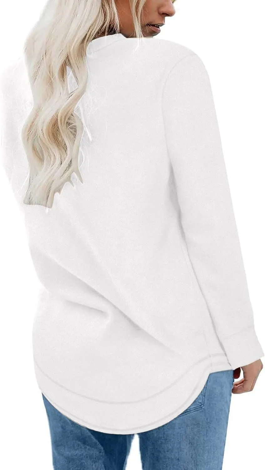 Oversized Sweatshirt for Women Casual Crewneck Long Sleeve Tops Fleece Comfy Loose Fit Fall 2023 Trendy Clothes