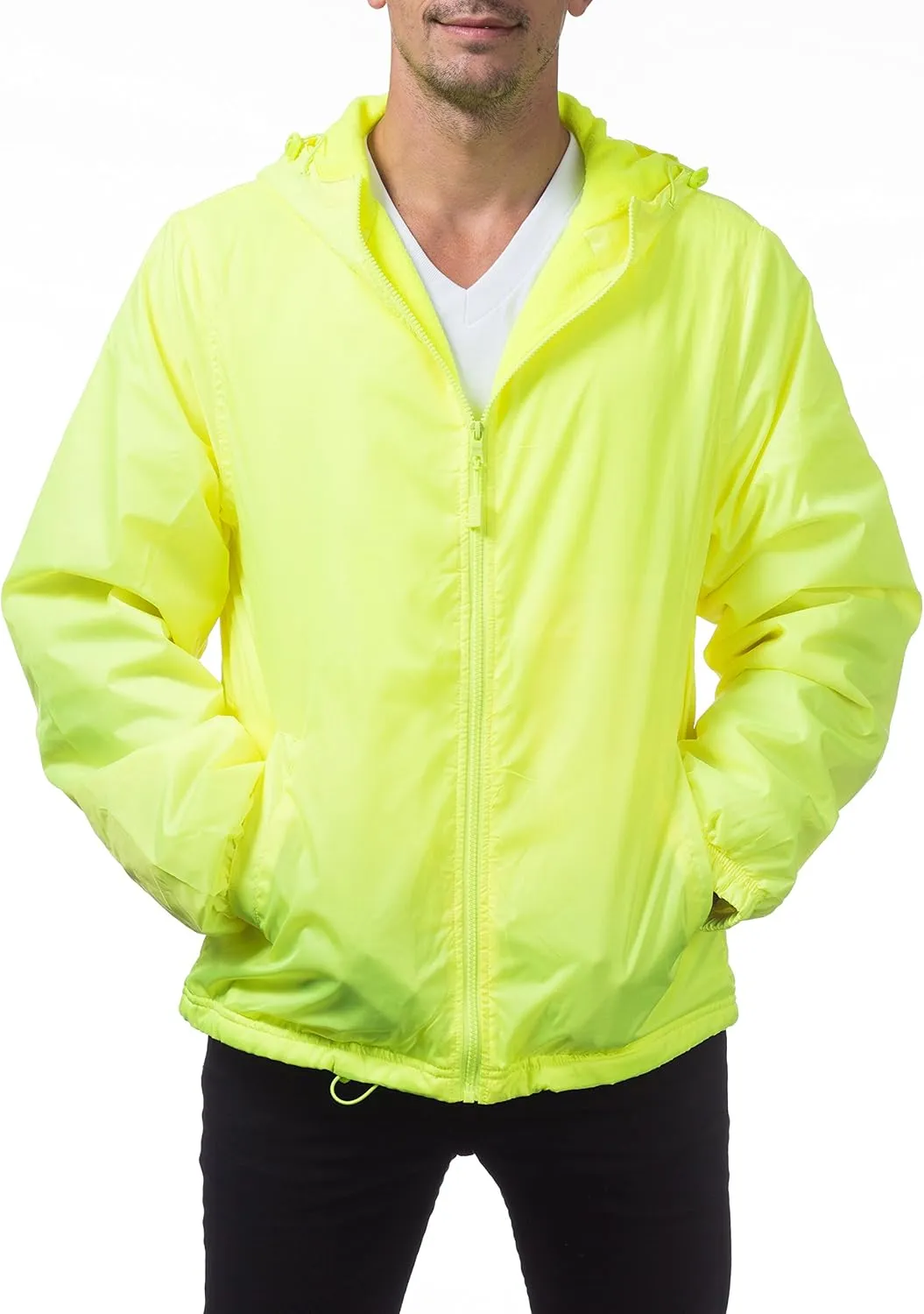 Pro Club Fleece Lined Windbreaker Jacket