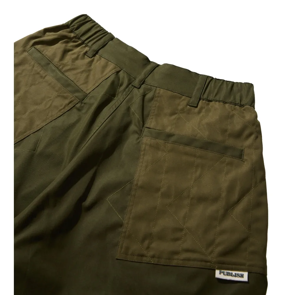 PUBLISH PBYPB PATCH WIDE SHORTS-AMY GREEN