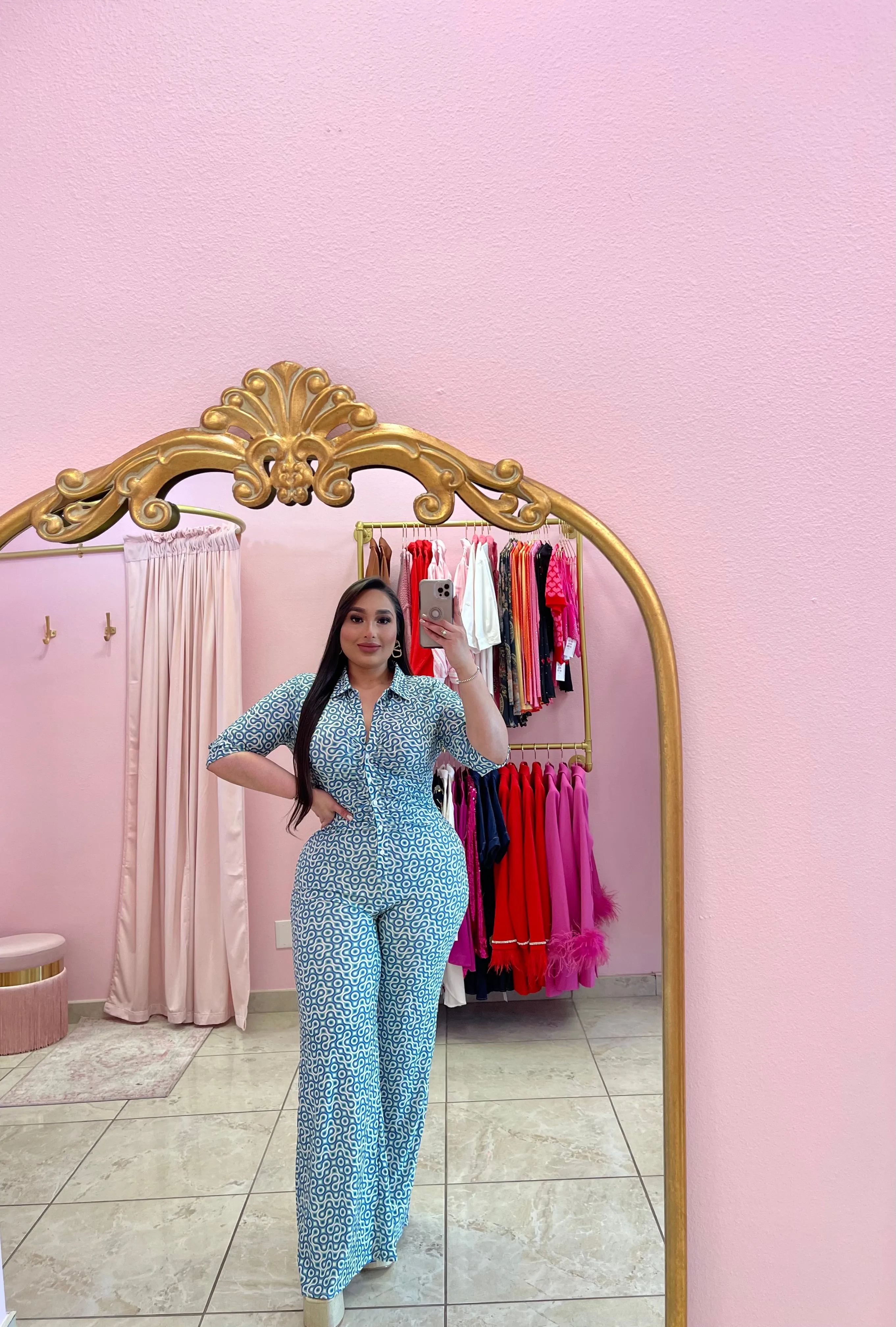 "Gaia" Ruched Jumpsuit