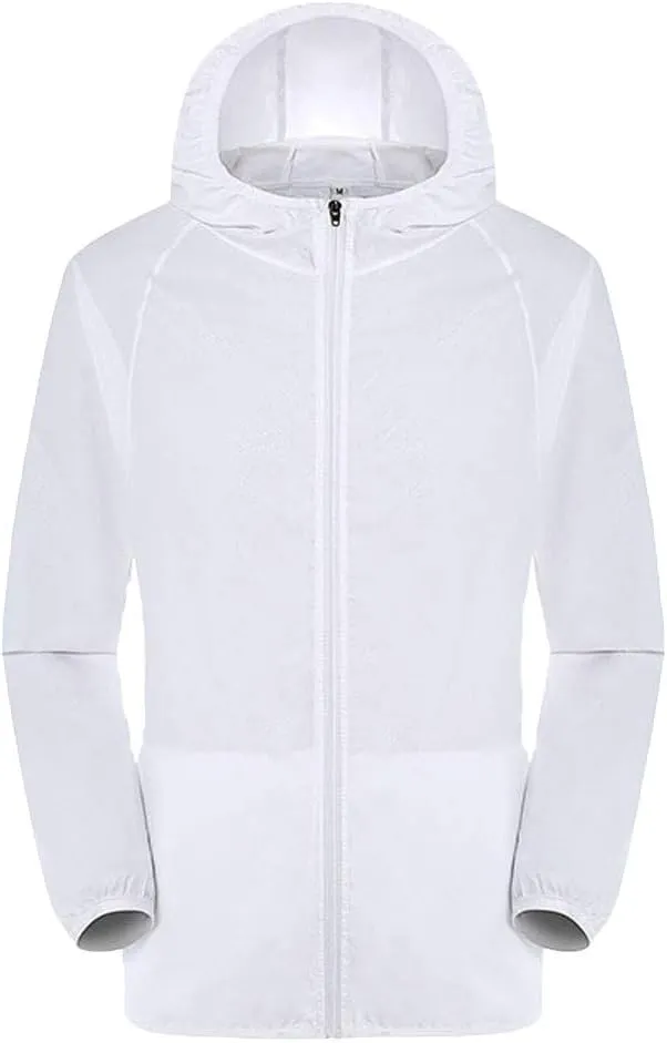RTRDE Men's Waterproof Rain Jacket Lightweight Raincoat With Hood - Golf Cycling Windbreaker, S-4XL