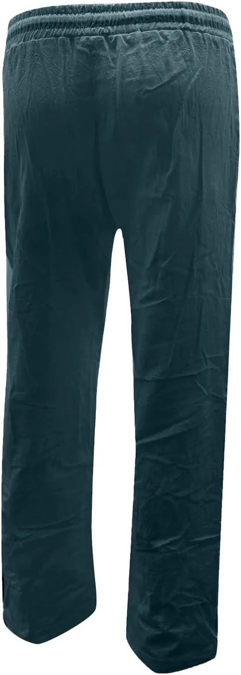 SHAOBGE Womens Casual Pants Straight Leg Drawstring Elastic High Waist Loose Comfy Trousers with Pockets Trendy Pants 2024