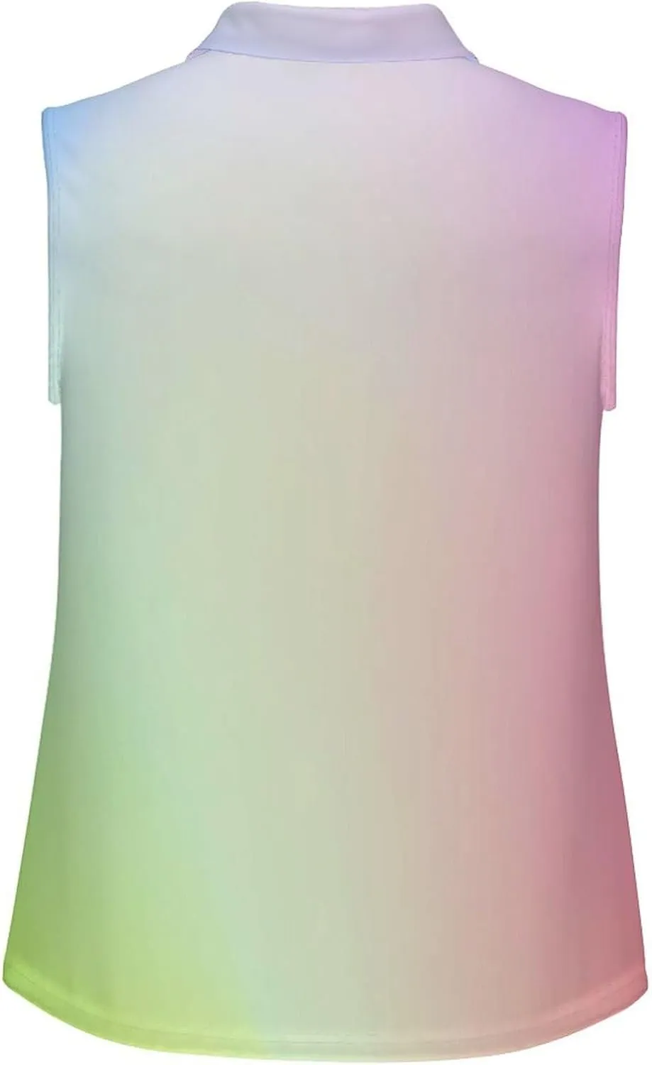 Sleeveless Shirts for Women American Flag V Neck Shirt Casual PO-LO Tank Top Pullover Quick Dry with Designs