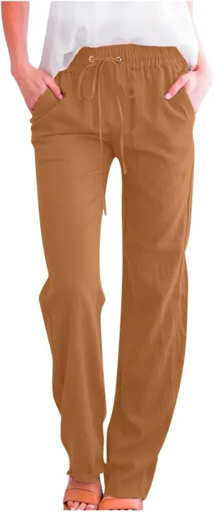 Sweater Wide Leg Pants Winter Velvet Work Slacks with Pockets Wide Leg Wide Leg