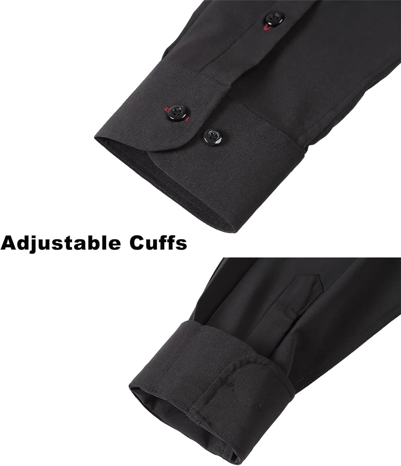 SWISSWELL Dress Shirt for Mens Long Sleeve Casual Button Down Shirts Wrinkle-Free Button Up Shirt