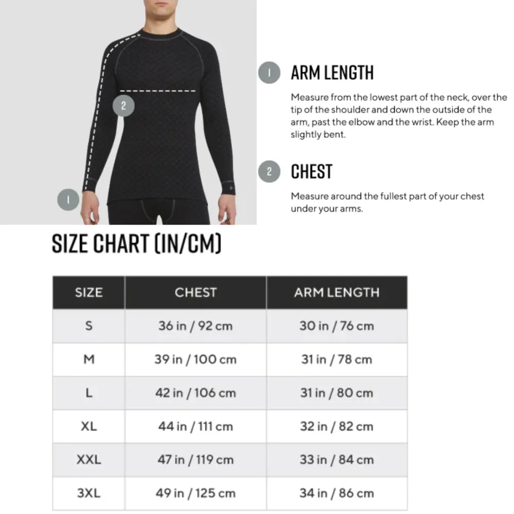 Thermowave 2 IN 1 Thermal Clothing Warm Underwear Set Top and Bottom