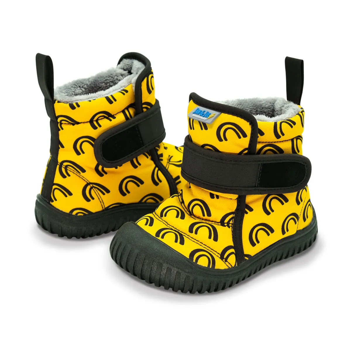 Toasty-Dry Booties | Mustard Rainbow