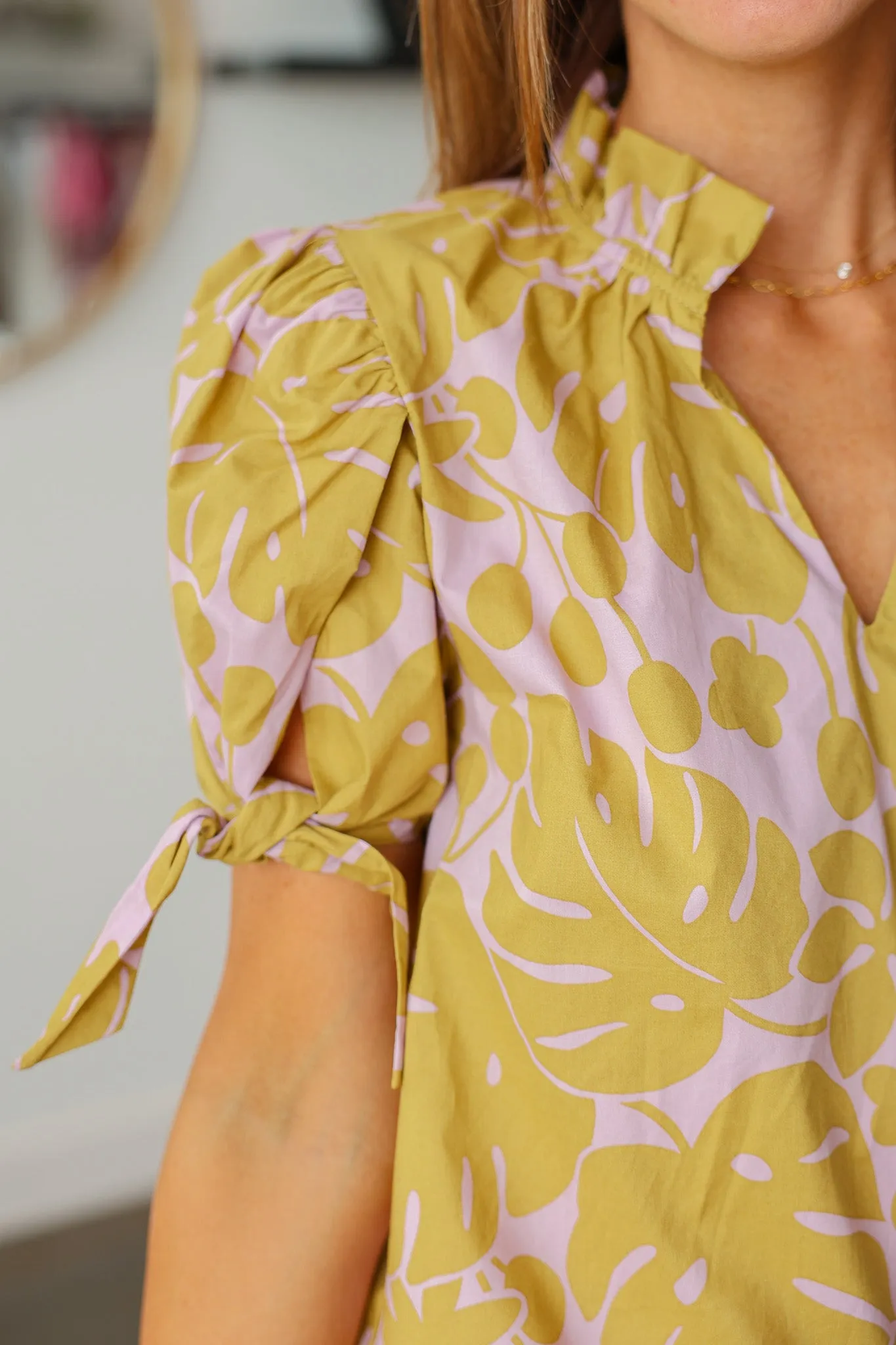 Tropical Printed Top