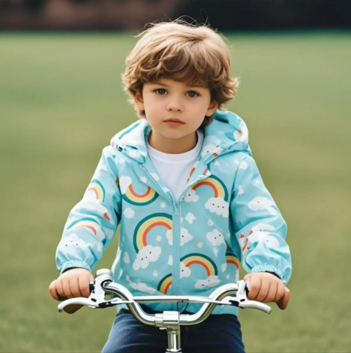TUIJI Toddler Jacket Hooded Trench Lightweight Windbreaker