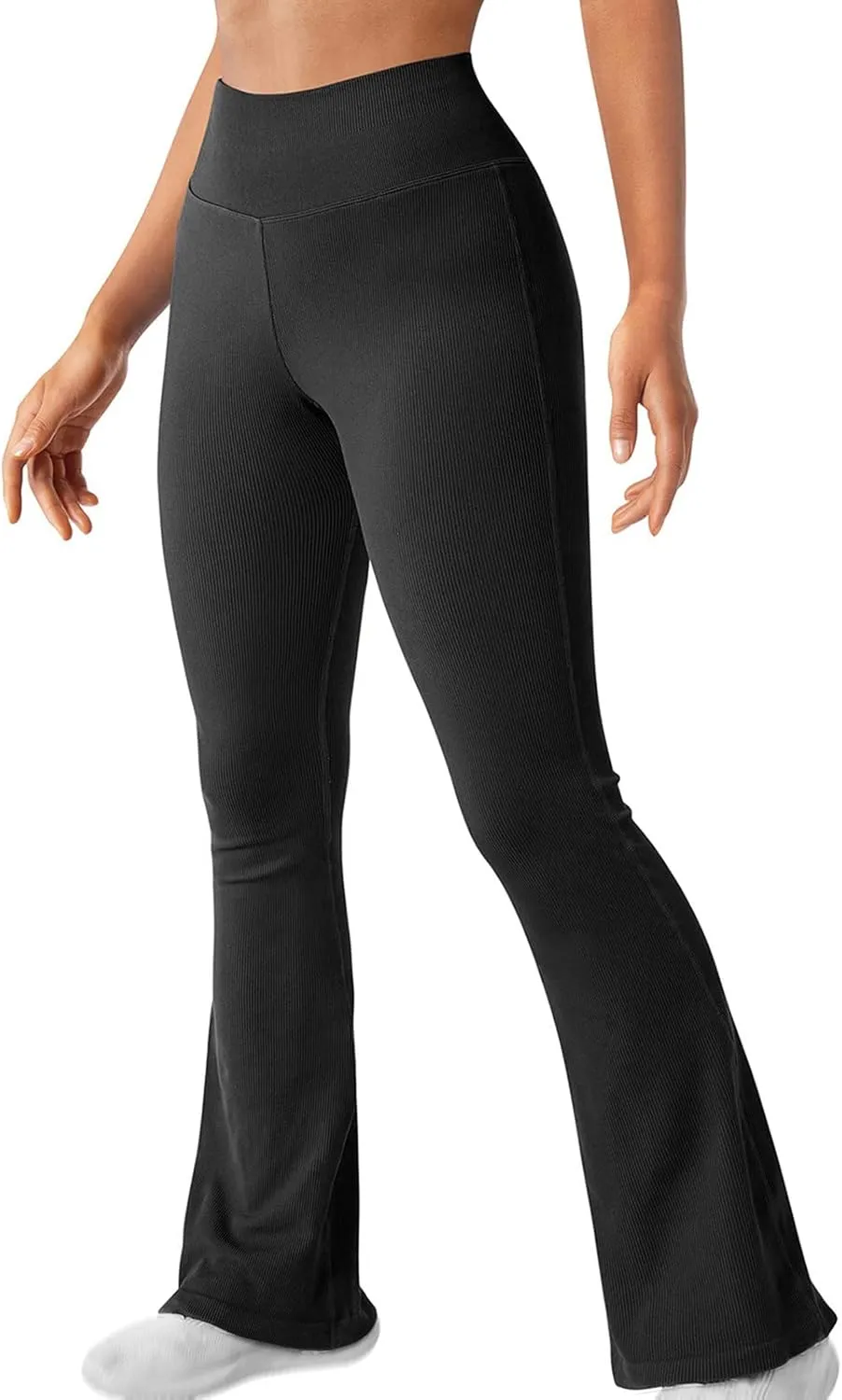 Uillui Flare Pants for Women Gym Athletic Yoga Tights Sweatpants High Waist Stretch Casual Bell Bottom Trouser Homewear Pant