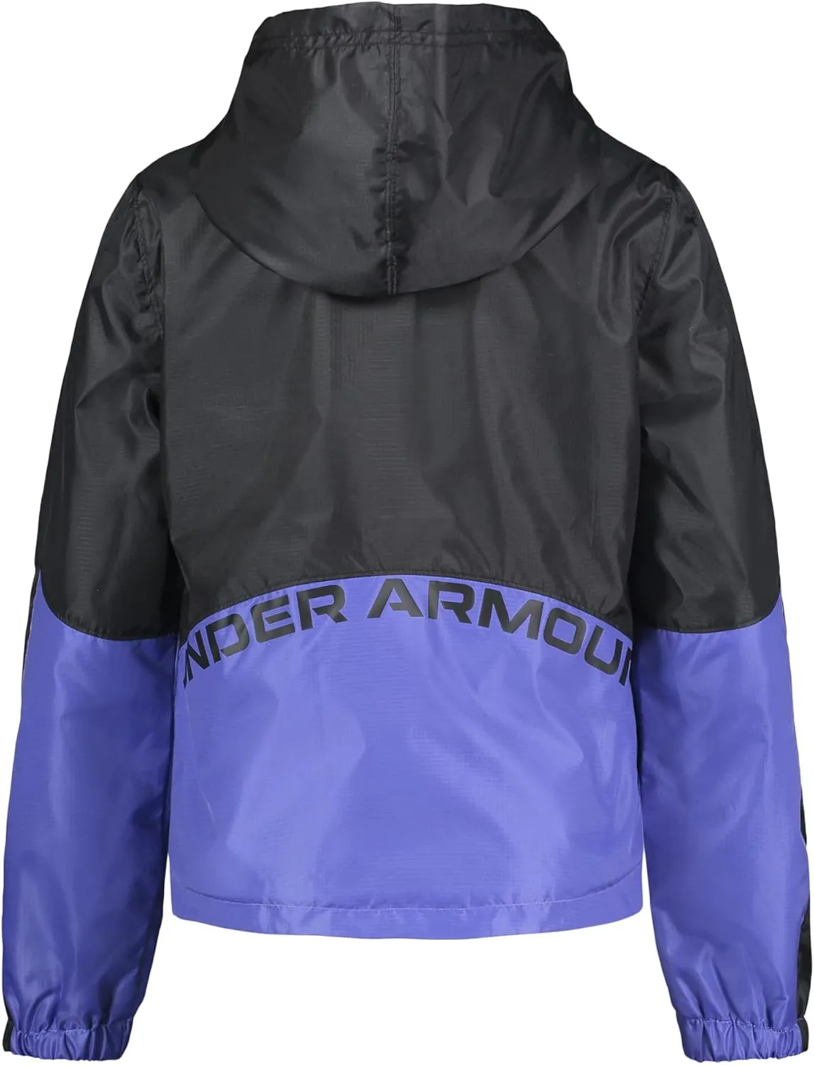Under Armour Girls' Windbreaker, Zip-up Jacket, Water Repellent and Windproof
