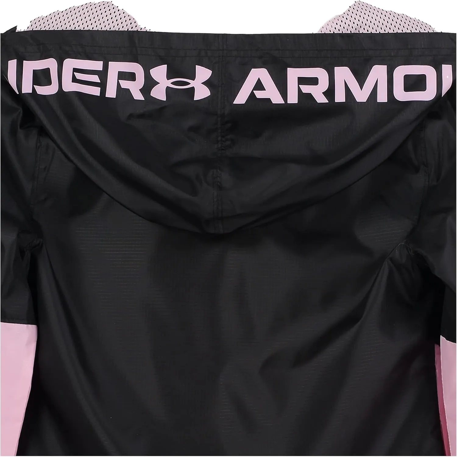 Under Armour Girls' Windbreaker, Zip-up Jacket, Water Repellent and Windproof