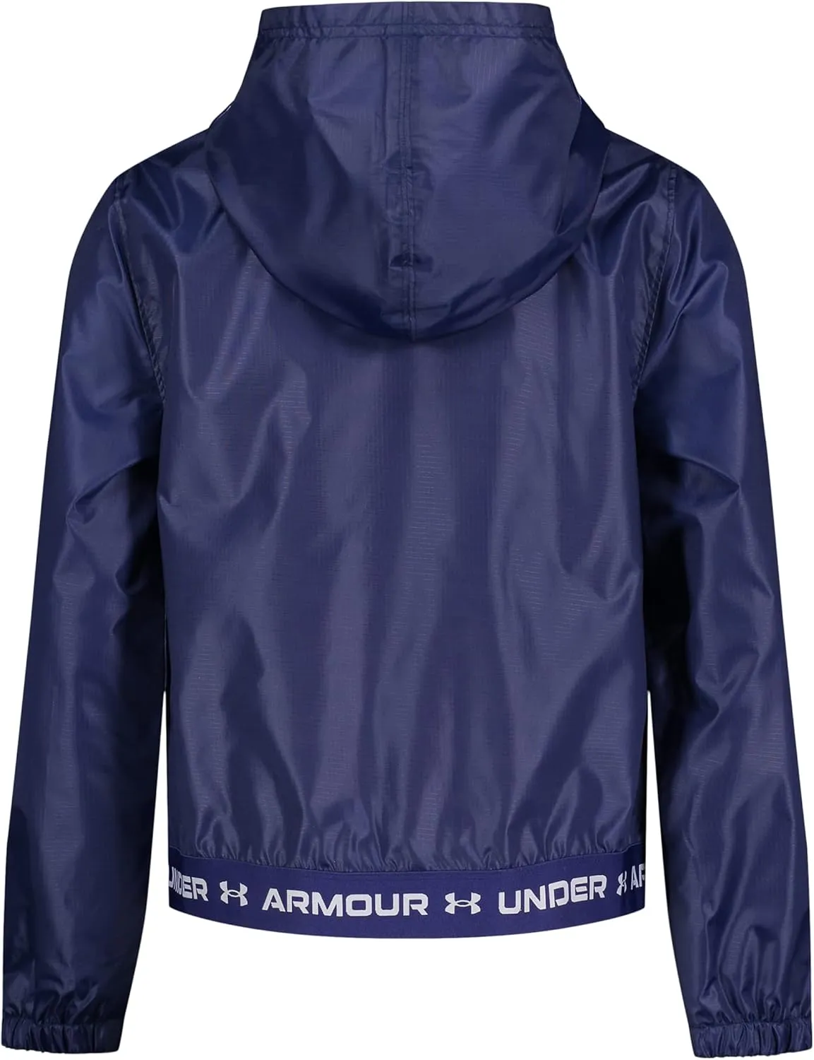 Under Armour Girls' Windbreaker, Zip-up Jacket, Water Repellent and Windproof