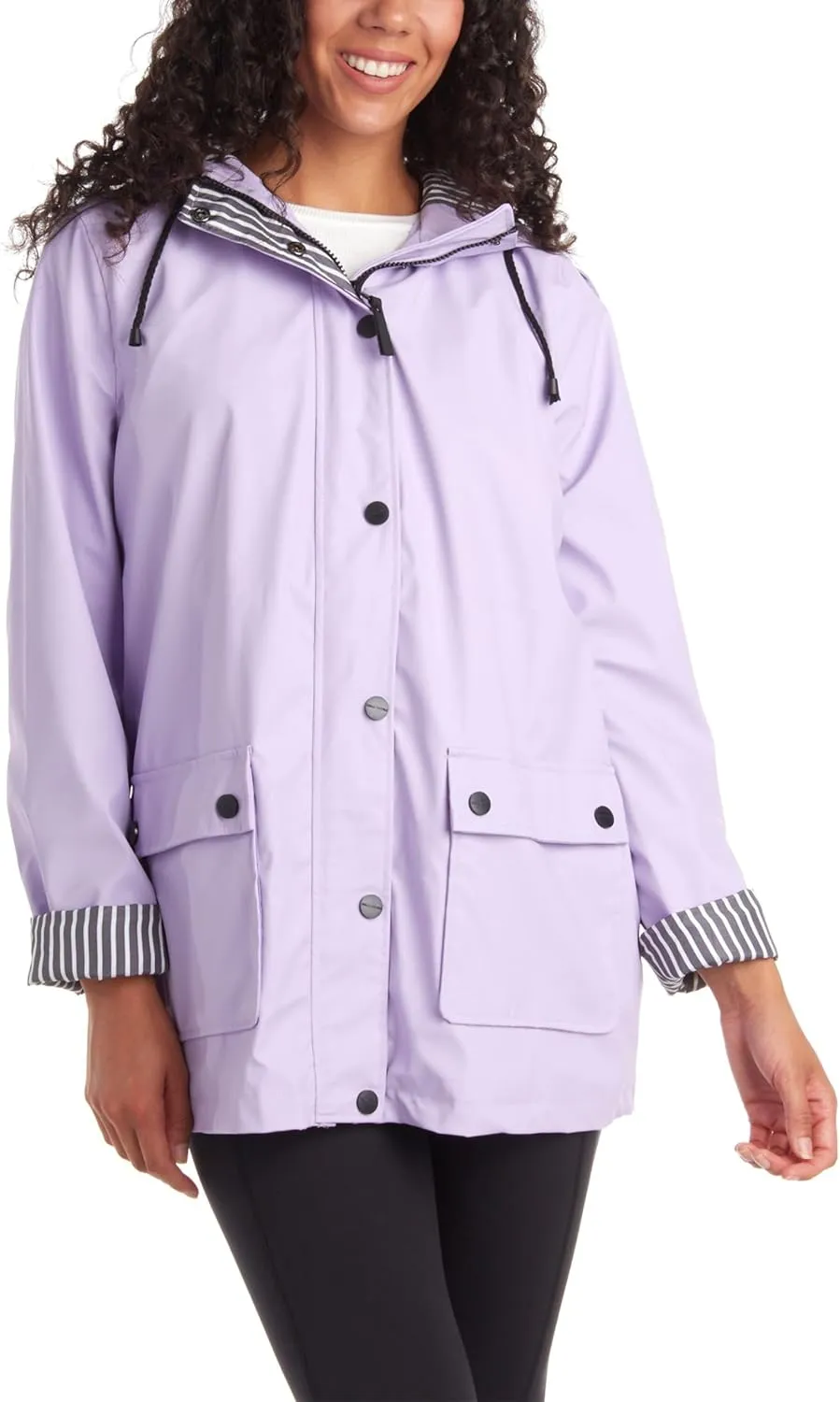 URBAN REPUBLIC Rain Jacket Women - Lightweight Waterproof Windbreaker for Women (S-3XL)