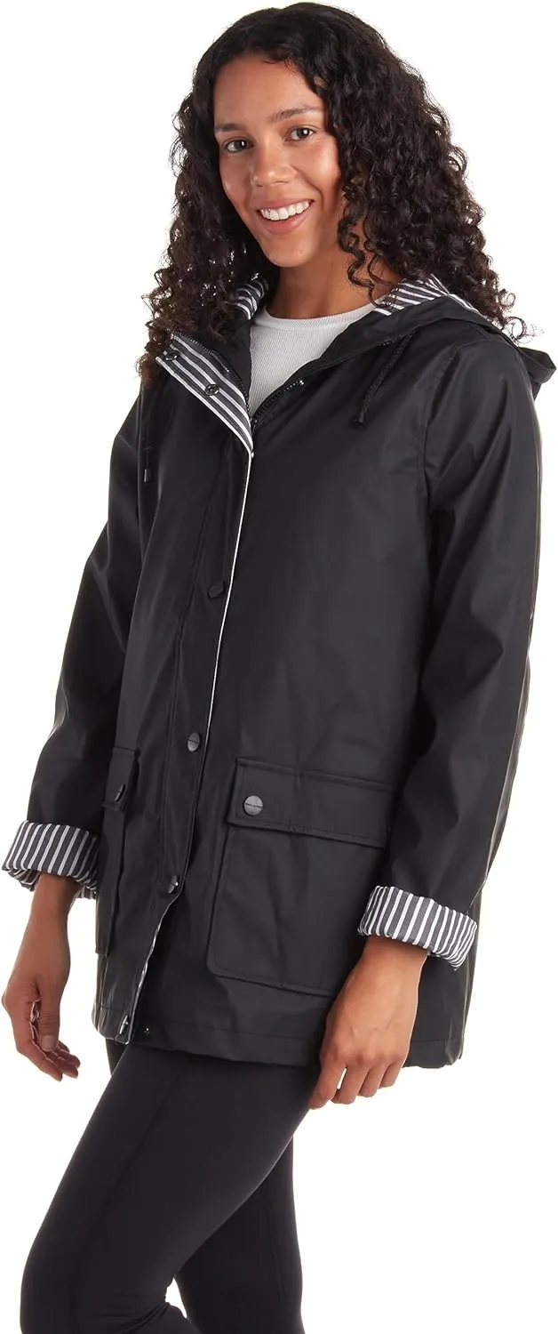 URBAN REPUBLIC Rain Jacket Women - Lightweight Waterproof Windbreaker for Women (S-3XL)