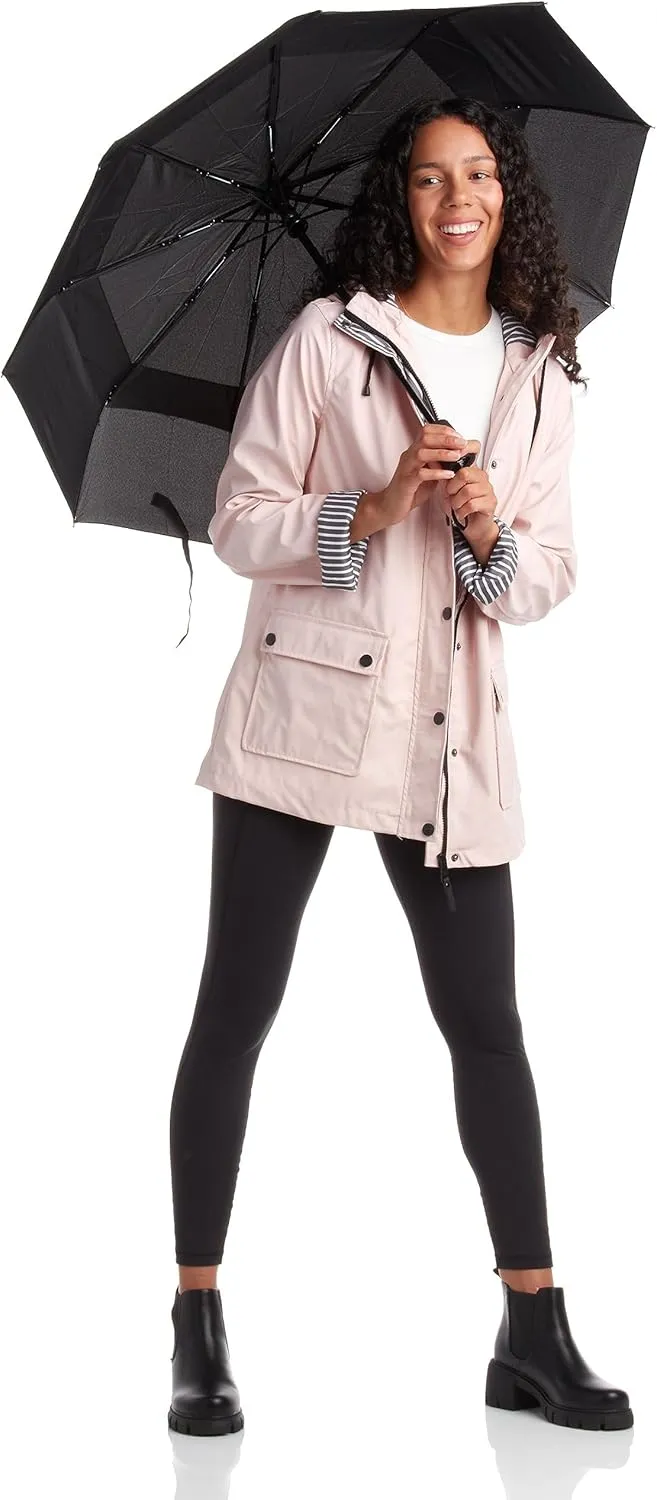 URBAN REPUBLIC Rain Jacket Women - Lightweight Waterproof Windbreaker for Women (S-3XL)