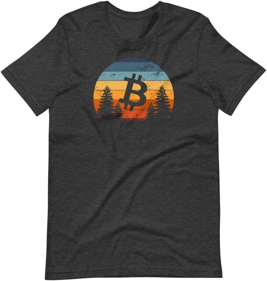Vintage Bitcoin Sunset T-Shirt