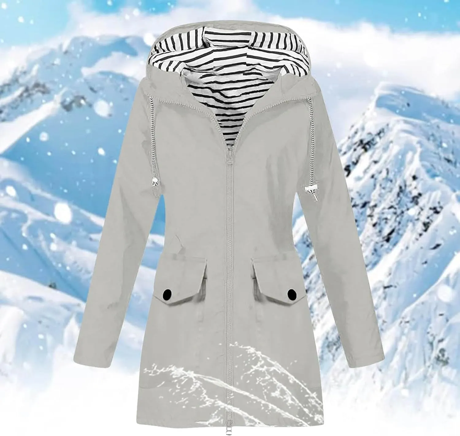 Warm for Women Puffer Coat Quilted Jackets Plus Size Padded Jacket Fleece Lined Soft Fuzzy Sweatshirts Hoodie Thicken