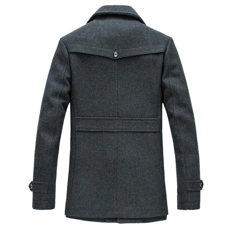 West Louis Wool Winter Warm Outerwear Coat