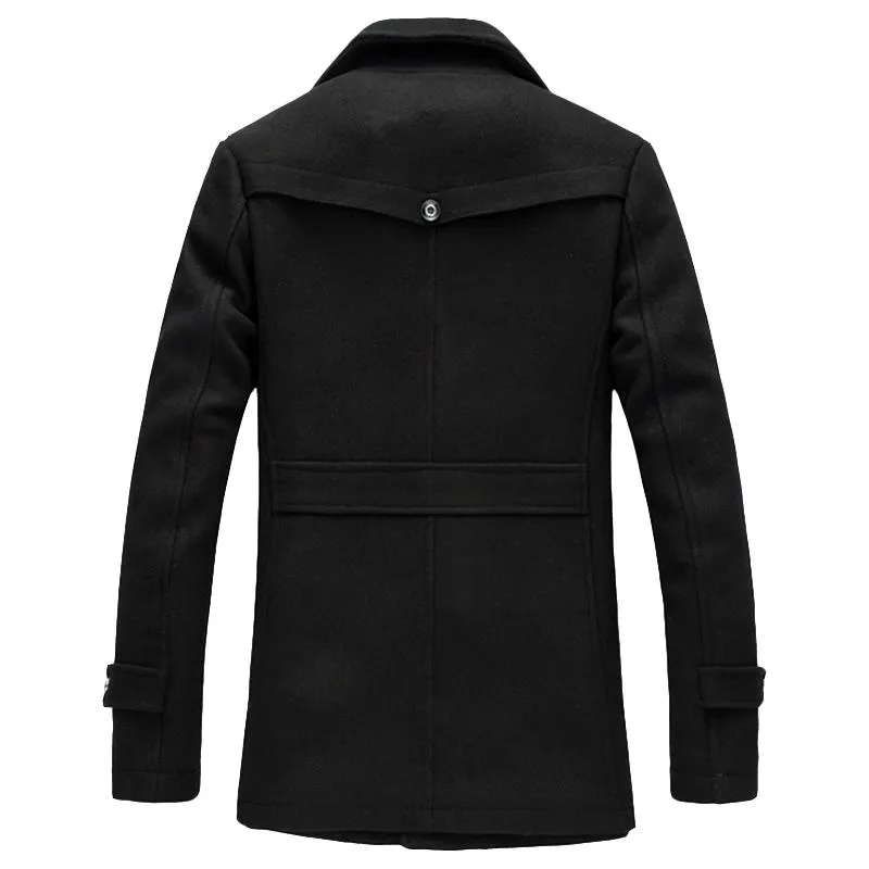 West Louis Wool Winter Warm Outerwear Coat