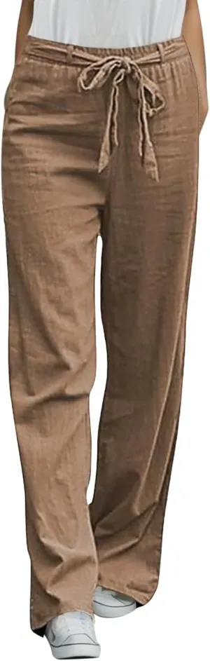 Wide Leg Sweatpants Winter Opaque Yoga Slacks with Pockets Barrel Pants Water Resistant