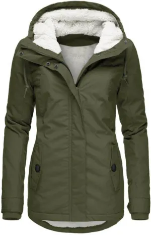 Windbreaker Cardigans Tops Windbreaker Jackets for Wowomen Fuzzy Quilted Jackets Padded Jacket Winter Coat Fall Cozy