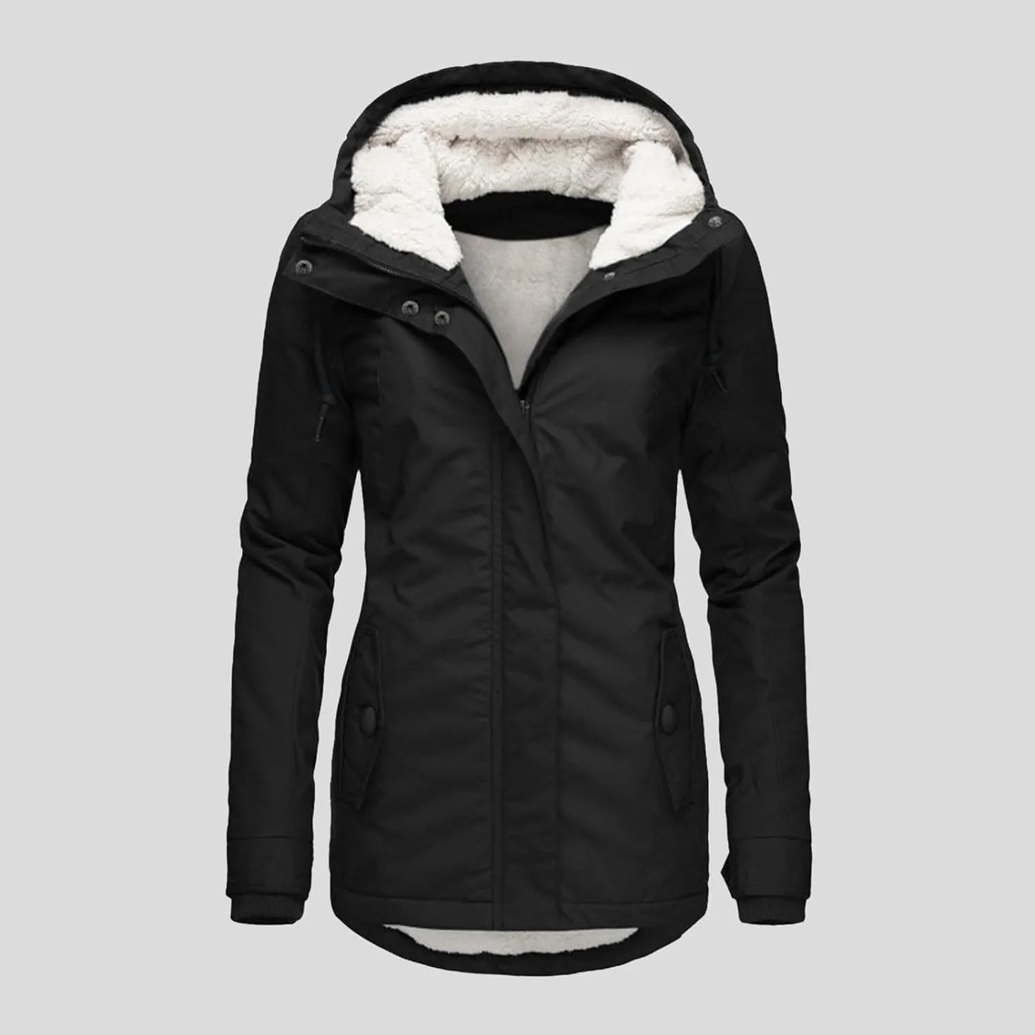 Windbreaker Cardigans Tops Windbreaker Jackets for Wowomen Fuzzy Quilted Jackets Padded Jacket Winter Coat Fall Cozy