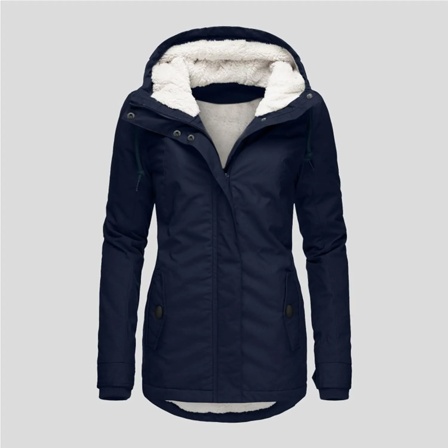 Windbreaker Cardigans Tops Windbreaker Jackets for Wowomen Fuzzy Quilted Jackets Padded Jacket Winter Coat Fall Cozy