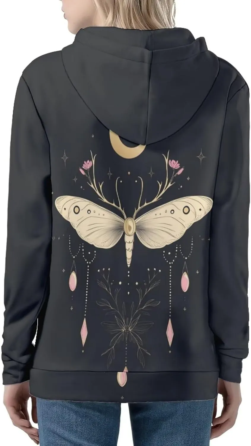 Women Casual Full Zip Up Hoodie Comfy Loose Long Sleeve Sweatshirt Fall Winter Jacket with Pockets