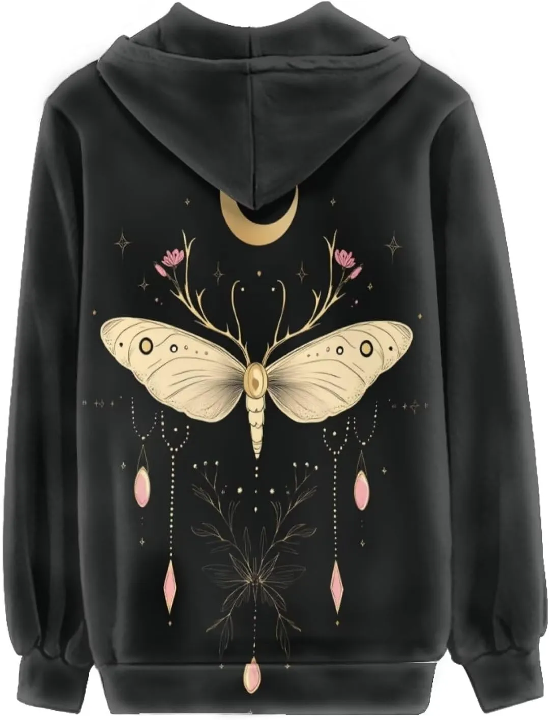 Women Casual Full Zip Up Hoodie Comfy Loose Long Sleeve Sweatshirt Fall Winter Jacket with Pockets