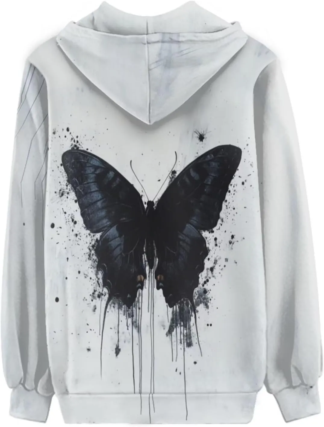 Women Casual Full Zip Up Hoodie Comfy Loose Long Sleeve Sweatshirt Fall Winter Jacket with Pockets