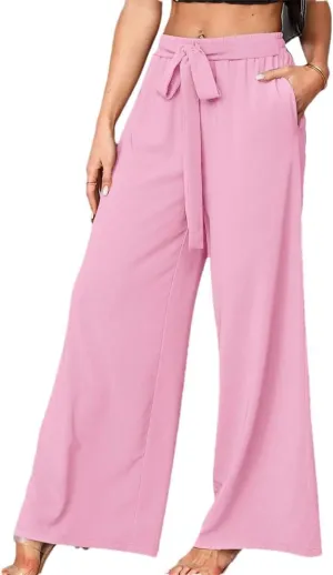 Women Slacks Solid Casual Trousers for High Straight Leg Trousers Hot pnnrk XL