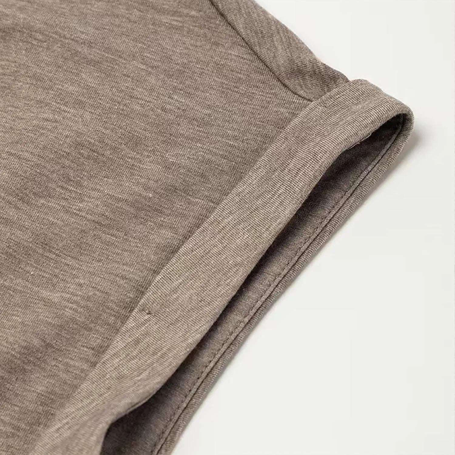Women Solid Color Casual Mini Dress, Summer Short Sleeve Crewneck Vacation Clothes Soft Comfy Loose Breathable Dresses