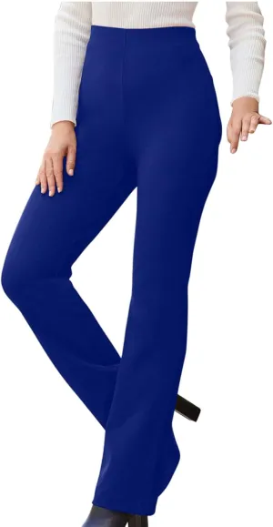 Womens Bootcut Dress Pants Business Casual Pants with Pockets Dressy Pants Soft Stretchy Trousers Office Work Slacks