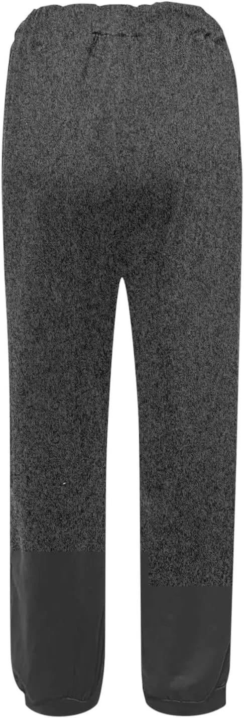 Women's Cinch Bottom Casual Pants Trendy Elastic High Waist Drawtring Summer Pants Lightweight Comfy Loose Trousers