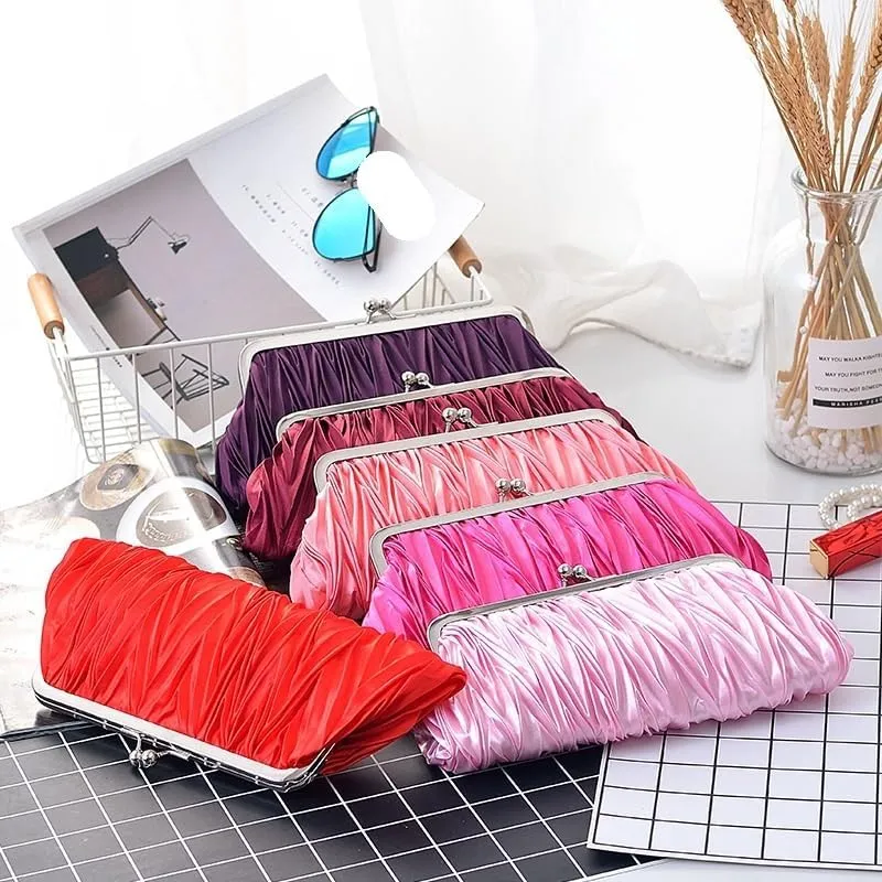 Women's Clutch Bag Dinner One-shoulder Portable Bride Bridesmaid Wedding Dress Bag Clutch Dress Bag