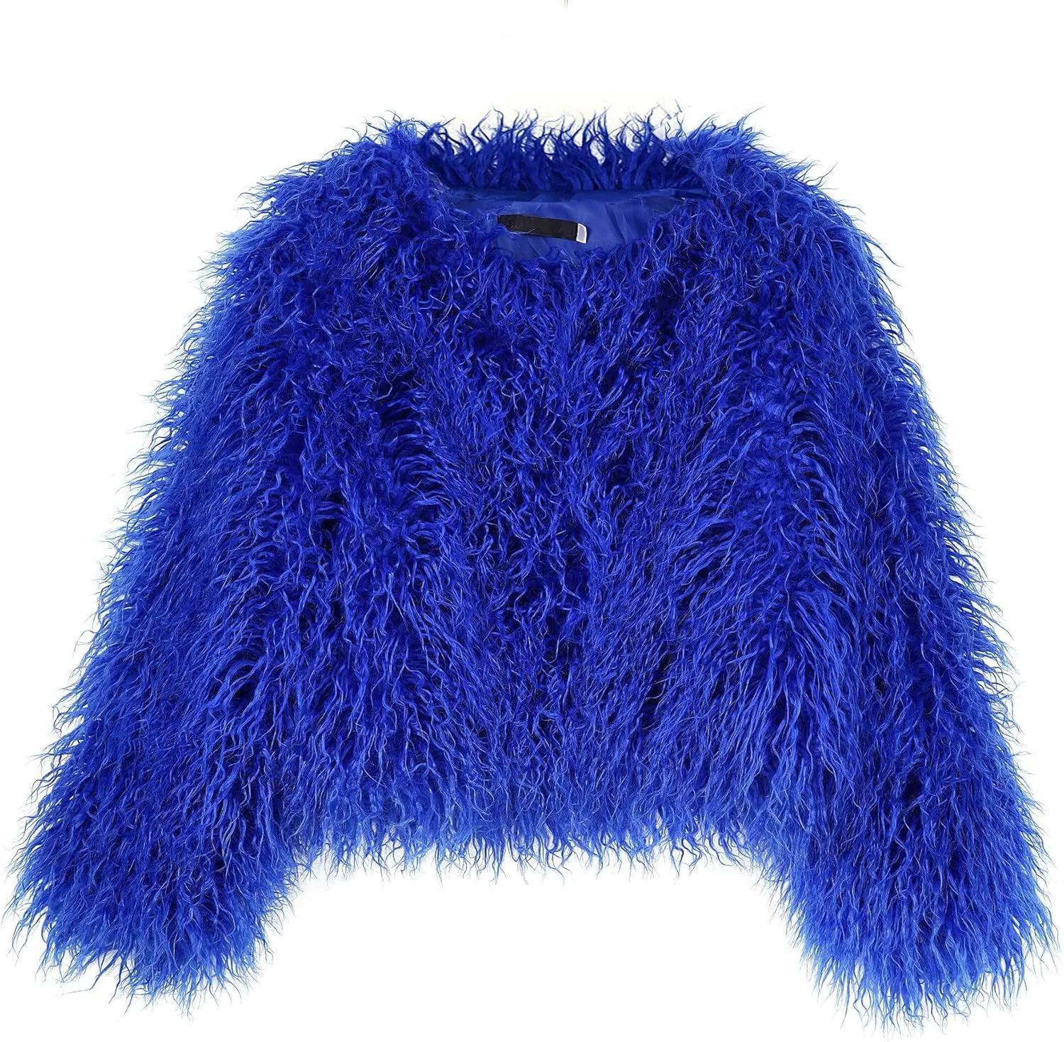 Women's Shaggy Faux Fur Outwear Coat Jacket Long Sleeve Warm Winter