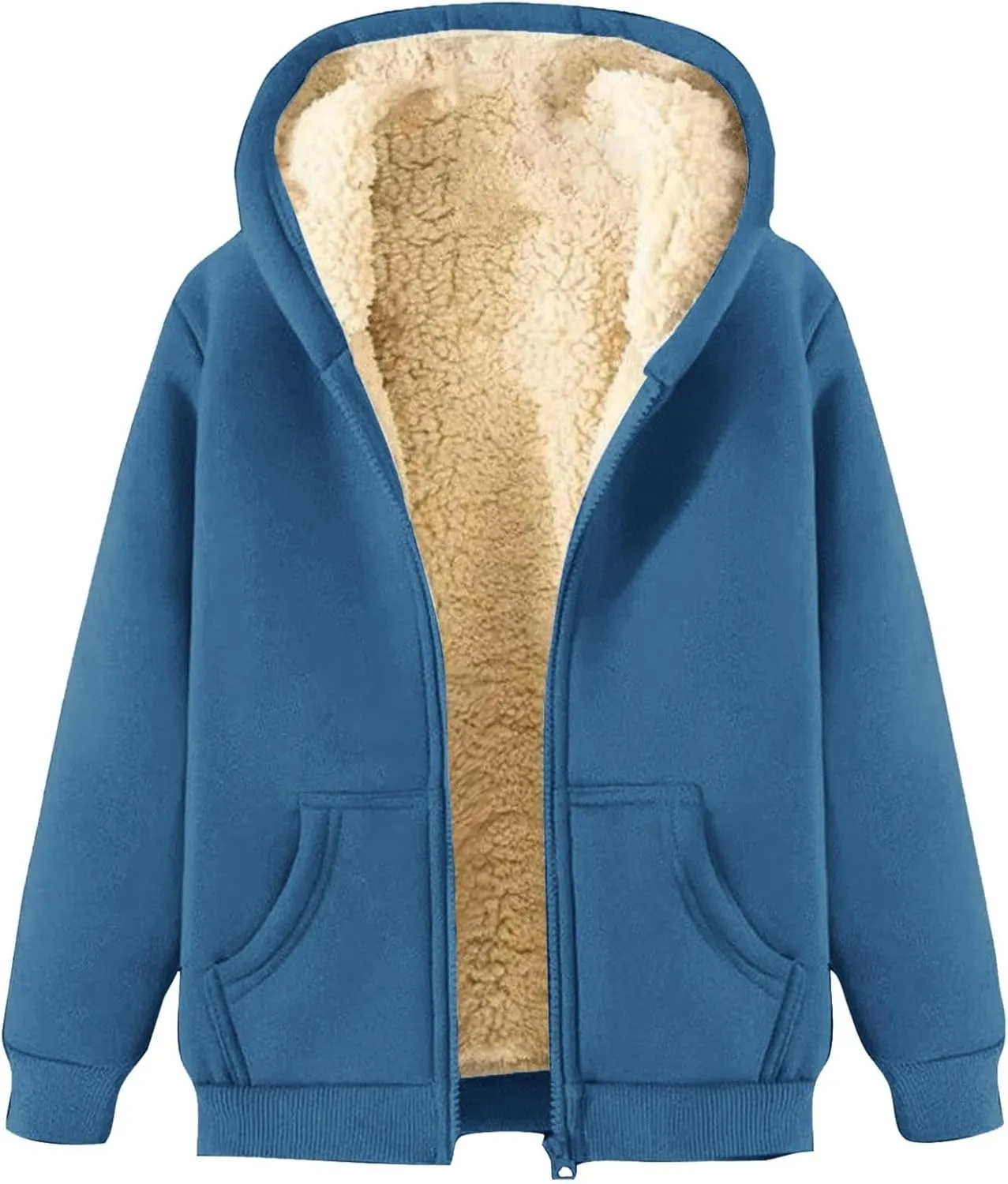 Women's Trench Coat Elegant Plain Warm Transition Coat Winter Jacket Long Sleeve Autumn Winter Hooded Coats for