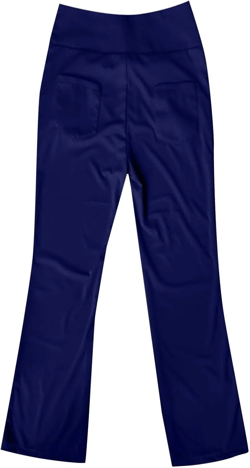Womens Wide Leg Yoga Pants Casual Work Dress Pants Loungewear Sweatpant High Waist Comfy Loose Trousers with Pockets
